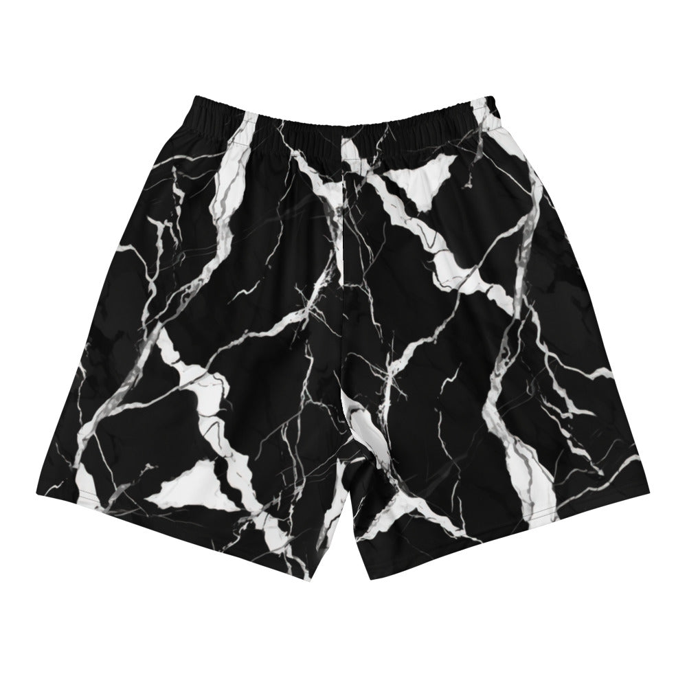 Wrath Black Marble Fight Shorts