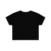 Damage Logo Cropped Tee / Black